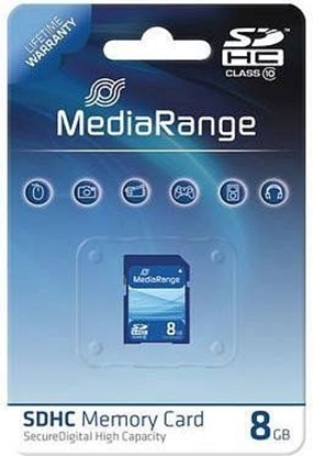 Picture of Karta MediaRange MR962 SDHC 8 GB Class 10  (MR962)