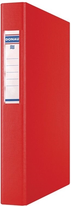Picture of Segregator Donau 4-ringowy A4 40mm czerwony (3735001PL-04)