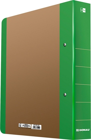 Picture of Segregator Donau Life 2-ringowy A4 50mm zielony (493176)