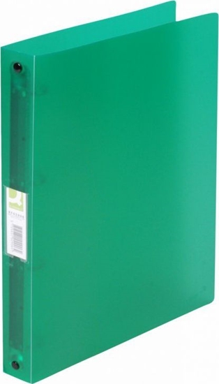 Picture of Segregator Q-Connect Brak danych 4-ringowy A4 25mm zielony (KF02906)