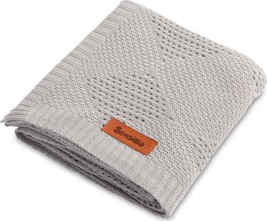 Picture of Sensillo KOC BAMBUS 100% 100X80CM SZARY