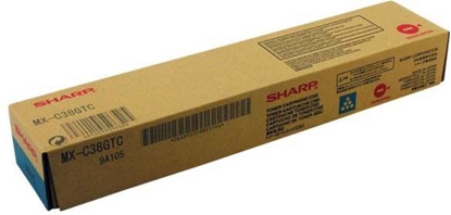 Picture of Sharp MX-C38GTC toner cartridge 1 pc(s) Original Cyan