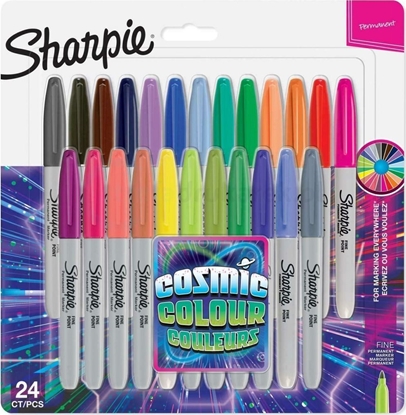 Picture of Sharpie Sharpie Marker Fein Rundspitze F 24er Cosmic Colours