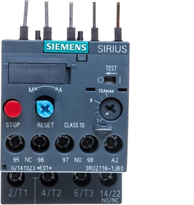 Picture of Siemens Przekaźnik termiczny 7-10A S00 3RU2116-1JB0