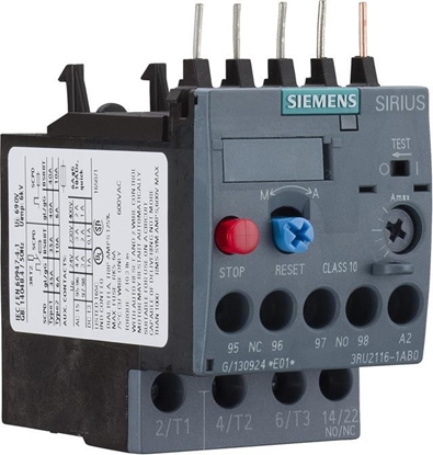 Picture of Siemens Przekaźnik termiczny Sirius 5,5 - 8A (3RU2116-1HB0)