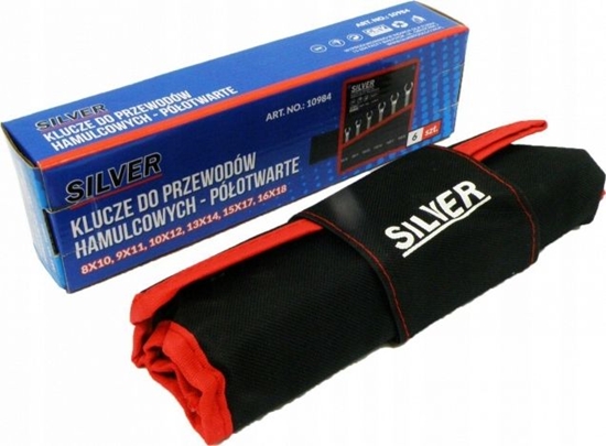 Изображение Silver zestaw kluczy paskich póotwartych, komplet 6 sztuk (10984)