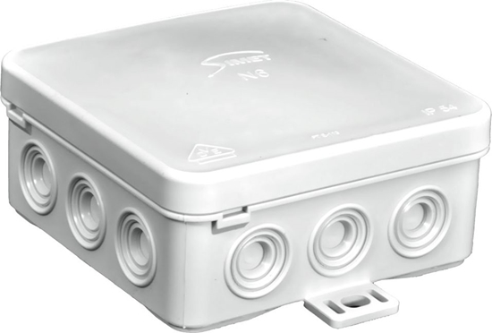 Изображение Simet SIMET Puszka elektroinstalacyjna N6 odgana natynkowa IP54 szara 83006002