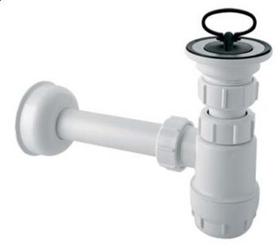 Picture of Syfon McAlpine butelkowy 5/4" DN32 niski biay (HC1L)