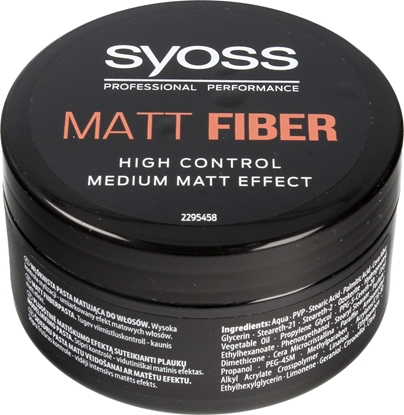 Picture of Syoss Pasta matująca do włosów Matt Fiber 100ml