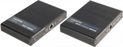 Изображение System przekazu sygnau AV EXTENDER HDMI+USB-EX-100-4K