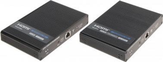 Изображение System przekazu sygnau AV EXTENDER HDMI+USB-EX-100-4K