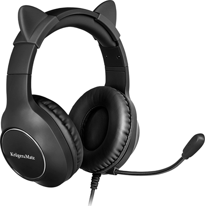 Attēls no Suchawki Kruger&Matz Gamer Kids Czarne (KM0659)