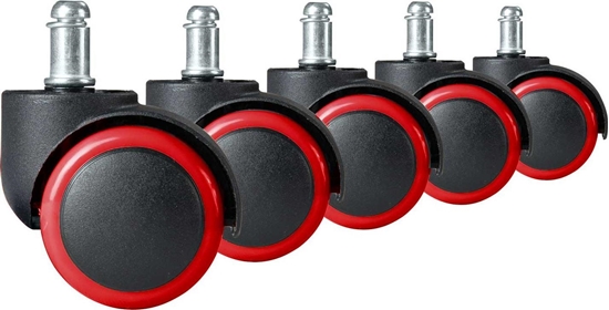 Picture of Sofotel kóka do fotela gumowane mikkie 5 szt. czerwone