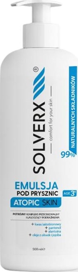 Изображение Solverx Emulsja pod prysznic Atopic Skin 500ml