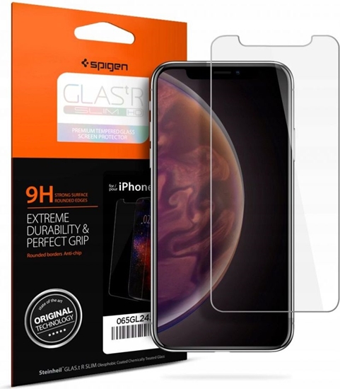 Picture of Spigen SZKO HARTOWANE GLAS.TR SLIM IPHONE X/XS