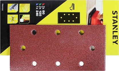 Picture of STA.PAPIER CIERNY 93mm x 190mm MIX /5szt. 8 OTWORÓW NA RZEP