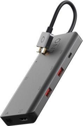 Picture of LINQ byELEMENTS LQ48011 - 7in2 Pro USB-C 10Gbps Multiport Hub with Dual 4K HDMI and Ethernet for MacBook M1/M2