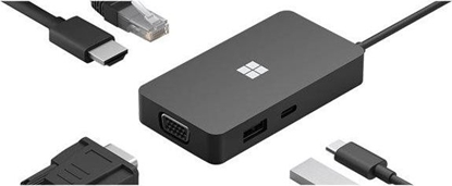 Attēls no Stacja/replikator Microsoft Surface Travel Hub USB-C (1E4-00002)