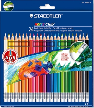 Изображение Staedtler Kredki z gumk 24 kolory Noris Club
