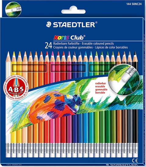 Изображение Staedtler Kredki z gumk 24 kolory Noris Club