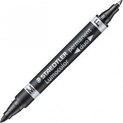 Изображение Staedtler MARKER STAEDTLER LUMOCOLOR 348 CZARNY OKRAGA KOCÓWKA