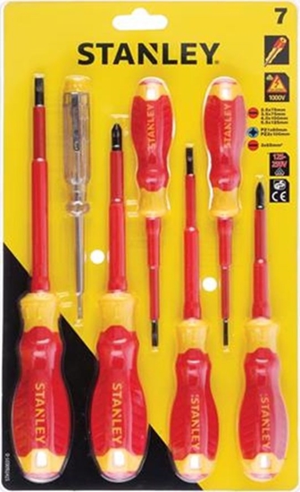 Picture of Stanley Zestaw wkrtaków izolowanych 7szt VDE +tester (STHT60031-0)