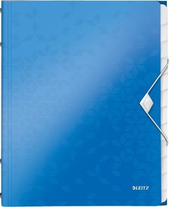 Изображение Staples LEITZ Teczka segregujaca WOW PP 12 przekadek, niebieski