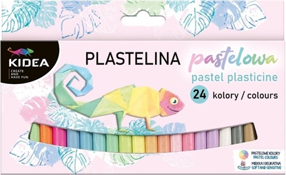 Attēls no Starpak Plastelina Kidea pastelowa 24 kolory
