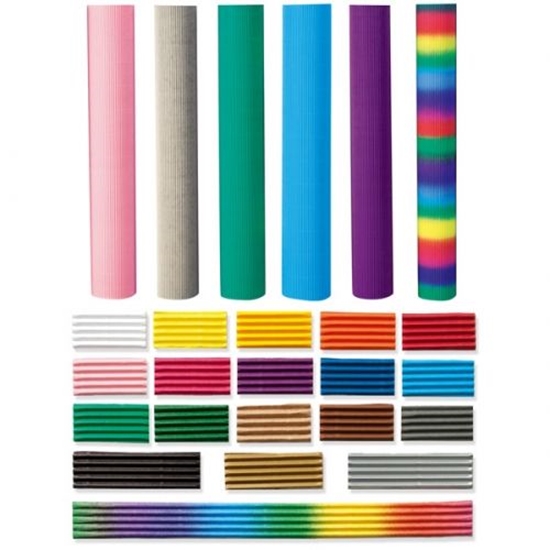 Picture of Starpak Tektura falista w rolce B2 fioletowa