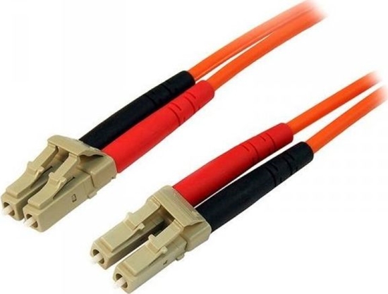 Picture of StarTech Patchcord wiatowodowy, LC-LC, Multimode, 50/125, Duplex, 2m (50FIBLCLC2)