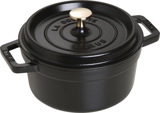 Picture of Staub La Cocotte 20cm round, black, Cast Iron