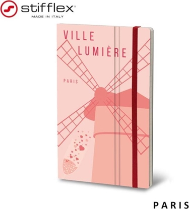 Изображение Stifflex Notatnik STIFFLEX, 13x21cm, 192 strony, Paris