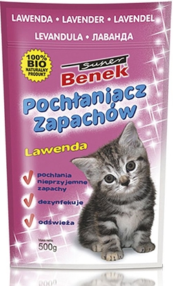 Attēls no Super Benek Pochłanaicz zapachów Super Benek Lawenda - 450g