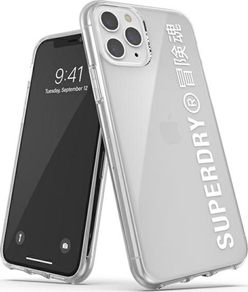Изображение Superdry SuperDry Snap iPhone 11 Pro Clear Case biały/white 41579