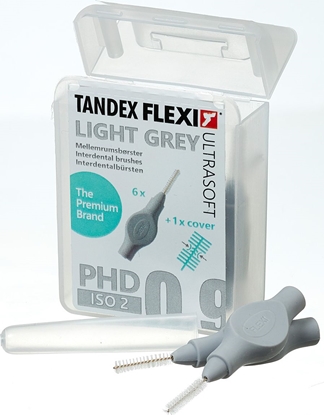 Attēls no Tandex Tandex ( 6 szt.) Flexi Ultra Soft Light Gray 3,00 mm Extra Fine