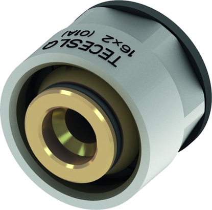 Изображение Tece Zcze alternatywne SLQ z gwintem stokowym do rur SLQ PE-RT 17x3/4 GW eurokonus (77211700)