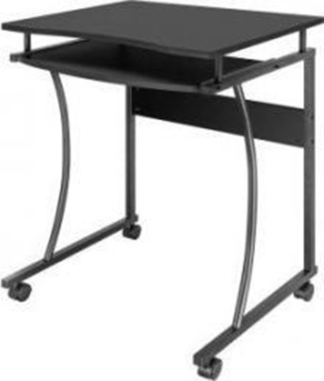 Picture of Biurko komputerowe mobilne Techly 600x480mm czarne 