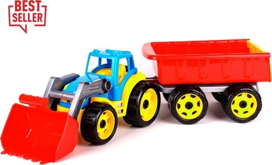 Изображение Technok Traktor spychacz z przyczep 3688 TechnoK p9 mix cena za 1 szt