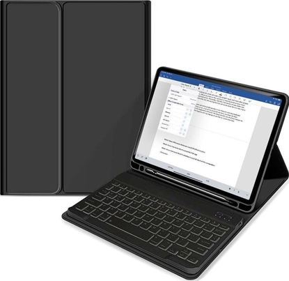 Attēls no Tech-Protect Etui Tech-protect SC Pen + Keyboard Apple iPad Air 10.9 2020/2022 (4. i 5. generacji) Black