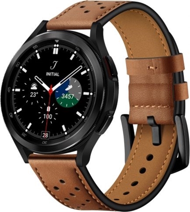 Attēls no Tech-Protect Pasek do SAMSUNG GALAXY WATCH 4 40 / 42 / 44 / 46 MM BROWN