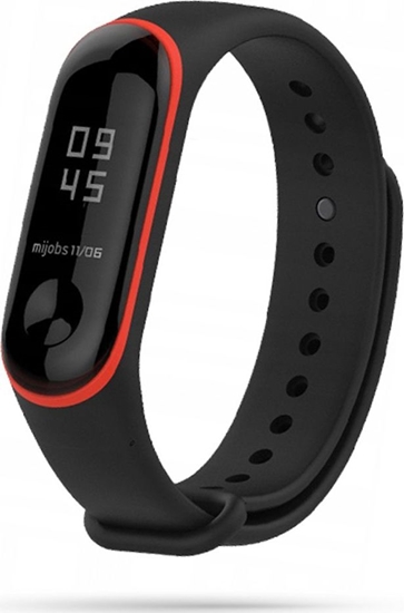 Picture of Tech-Protect TECH-PROTECT SMOOTH XIAOMI MI BAND 3/4 BLACK/RED