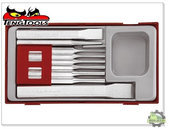 Picture of Teng Tools 9-elementowy Zestaw przecinaków, wybijaków, punktaków TTPC09 (69220101)