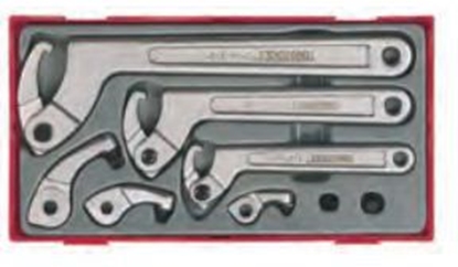 Attēls no Teng Tools Klucze hakowe 8szt. (102120102)