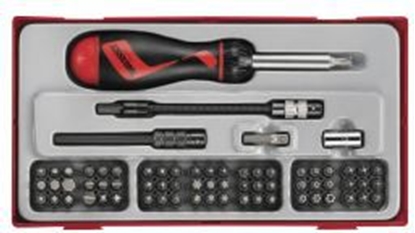 Изображение Teng Tools Zestaw wkrtaka z grotami wymiennymi 74 elementy (14403-0103)