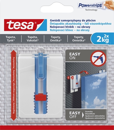 Изображение Tesa gwód samoprzylepny do obrazów pótna tesa 2x2kg (77779-00007-00)