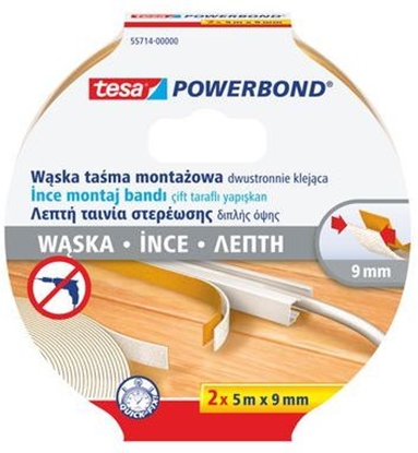 Picture of Tesa Tama montaowa Powerbond do listw LED 2X 5m x 9mm (H5571400)