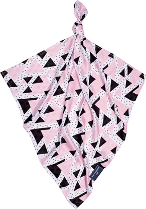 Picture of Texpol Pieluszka bambusowa 30x30 Trójkty Róowe Bamboo Line