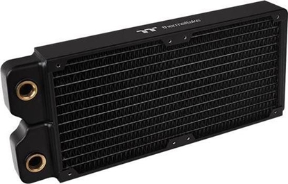 Picture of Chłodzenie wodne Pacific CLM240 slim radiator (240mm, 5x G 1/4 miedź) czarne