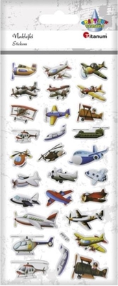 Изображение Titanum Naklejki wypuke mikkie maszyny latajce 28szt