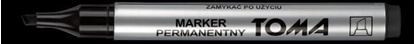 Изображение Toma Marker permanentny city czarny (10szt) TOMA